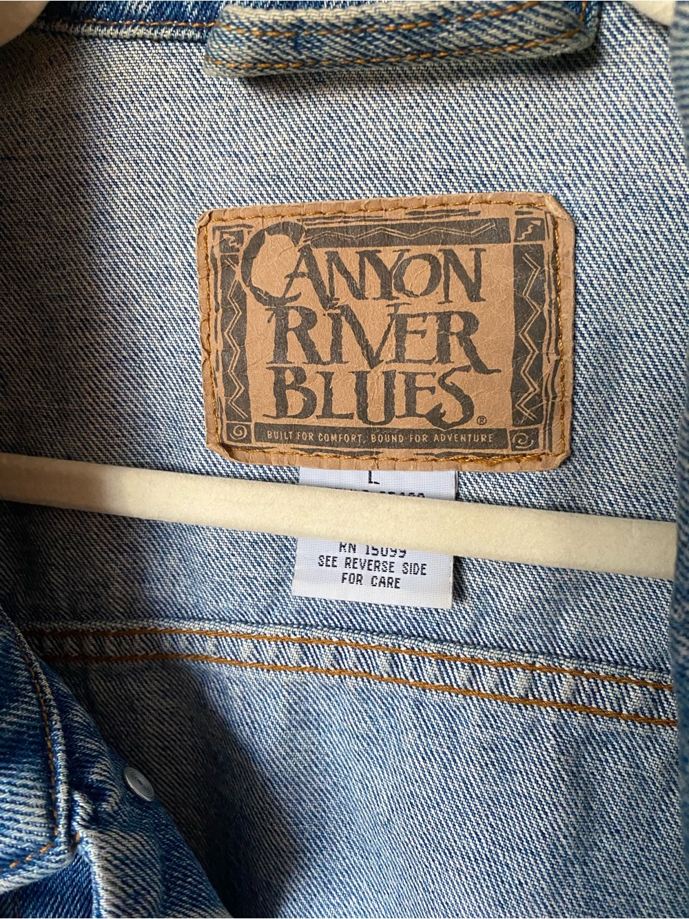 Canyon River Blues Oversized Denim Jacket - Picture 2 of 3